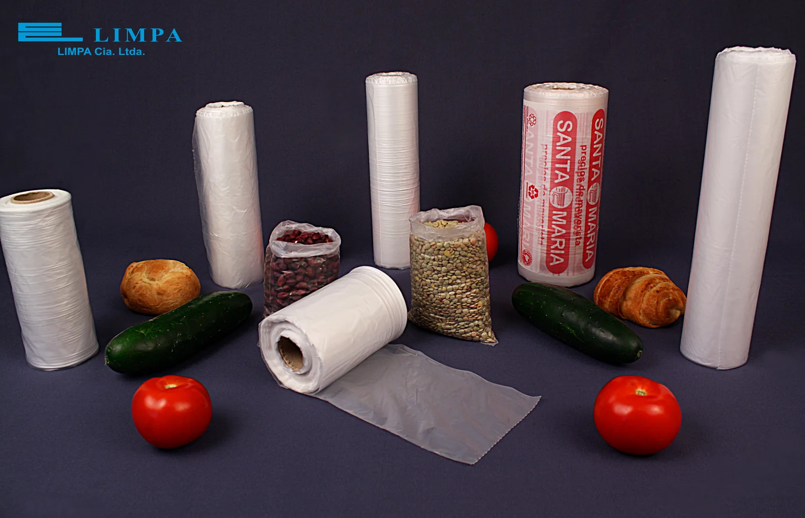 Fundas en rollo para empaque y despacho