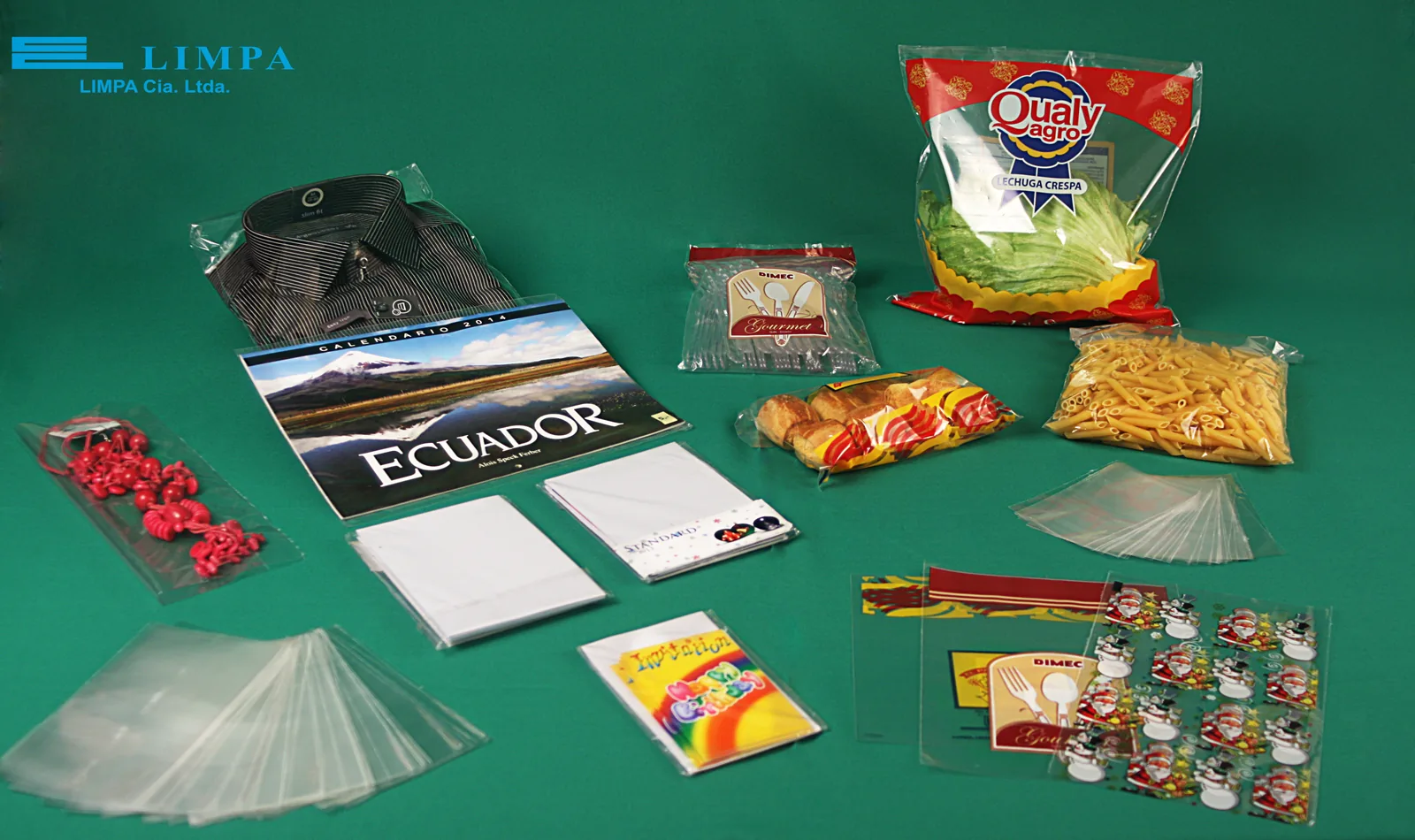 Fundas Polyfan para alimentos y productos comerciales